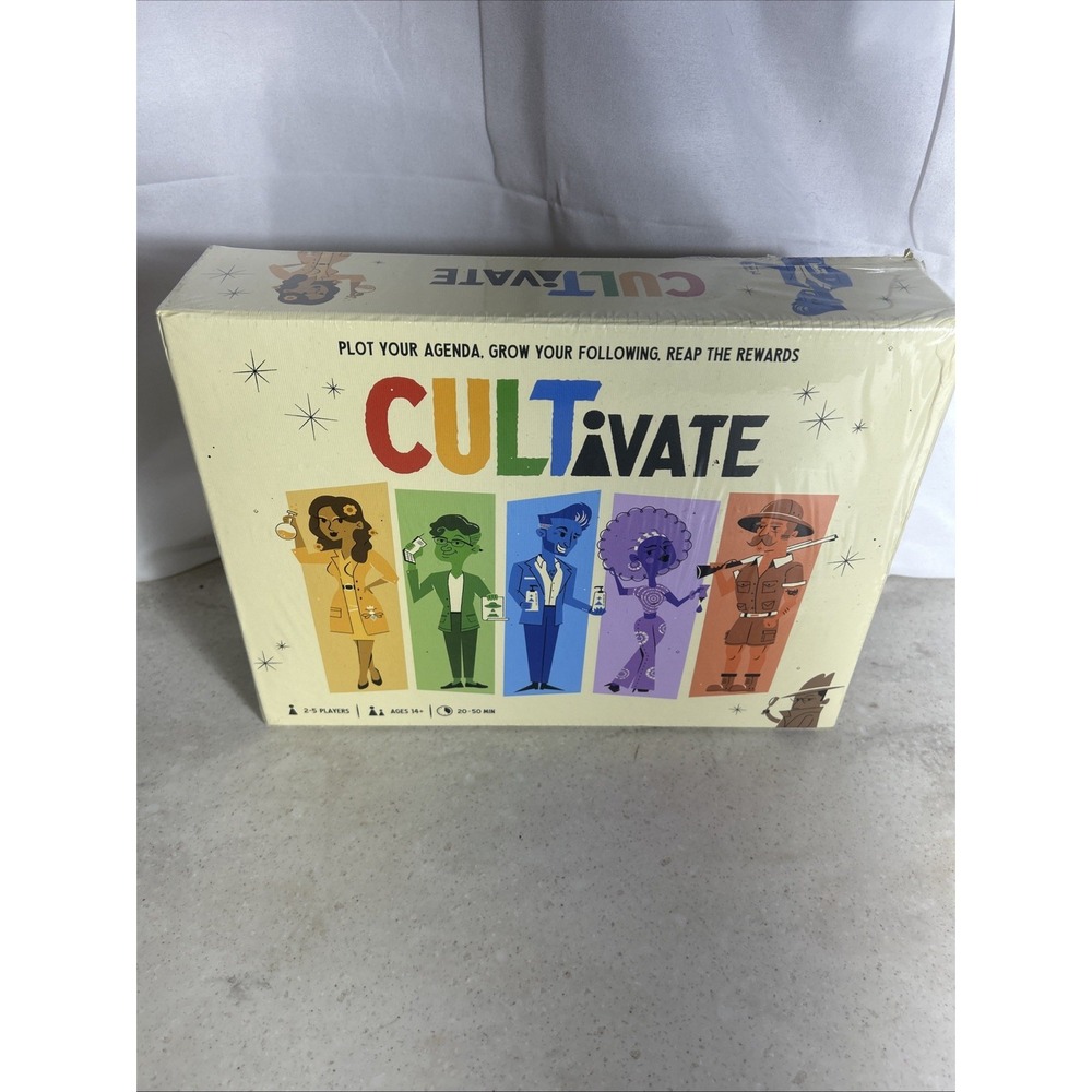 CULTIVATE Board Game - Pops & Bejou Games  FACTORY SEALED
